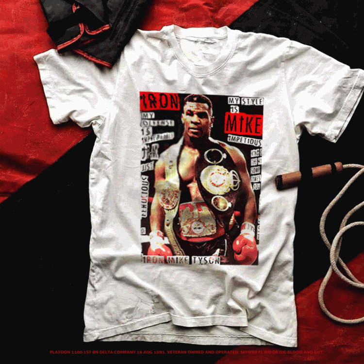 Mike Tyson Tシャツ PacSun Men's Mike Tyson Money Man T-Shirt - Washed Black